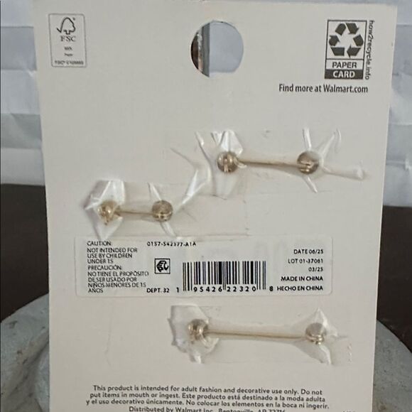 Time & Tru Gold Horse Brooch & Tassel Pin Set – Western Equestrian Jewelry - Picture 2 of 2